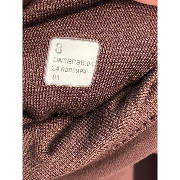 NWT Lululemon Wunder Train High-Rise Tight with Pockets 25" size 8 Espresso - Picture 6 of 6